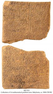 Babylonian Algebra Problems | MS 5112