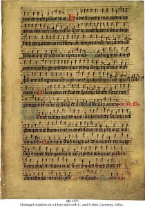 Antiphonal: Hufnagel Notation | MS 1573