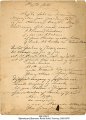 Bjornson Handwritten Signed Poem | MS 2118/1