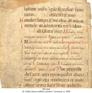 Breviary: Linear Staffless Neumes | MS 1664