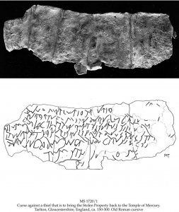 Latin Curse on Lead | MS 1720/1