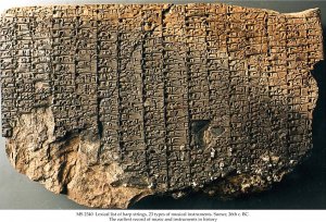 Earliest Know Music Document | MS 2340