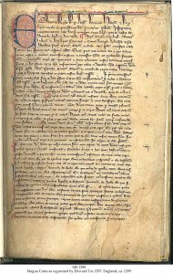 Edward  I 1297 Magna Carta (1) | MS 1390