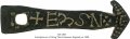EMSN, INSCRIPTION ON A VIKING THOR'S HAMMER | MS 1708