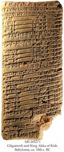 Gilgamesh and King Akka of Kish | MS 2652/1
