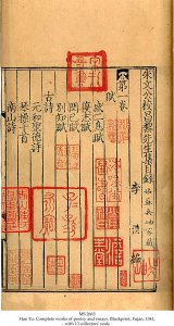 HAN YU: ZHUWENGONG JIAO CHANLI XIANSHENG JI | MS 2663