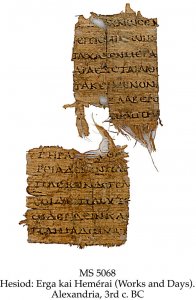 Hesiod Erga kai Hemerai (Works & Days) | MS 5068