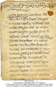 HOMILIARY, INCLUDING PART OF ST. GREGORY | MS 1776/04