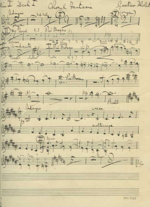 Holst: A Choral Fantasia| MS 5565