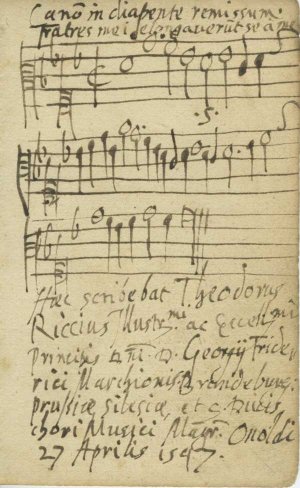 Riccius Canon In Diapante Remissum | MS 5529