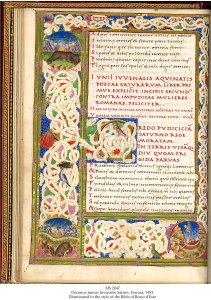 Juvenal Satires | MS 2047 (1)
