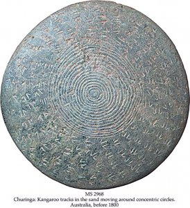 Kangaroo Tracks Churinga | MS 2968