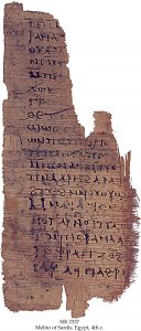Bishop Melito of Sardis: Akhmimic | MS 2337