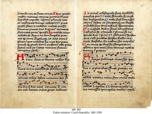 Metrical Hymns in Praha Notation | MS 087