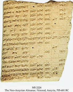 Neo-Assyrian Almanac | MS 2226