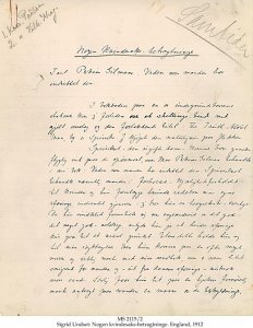 SIGRID UNDSET: NOGEN KVINDESAKS-BETRAGTNINGE | MS 2115-2