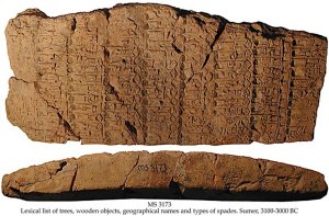Sumerian lexical list - 1 | MS - 3173