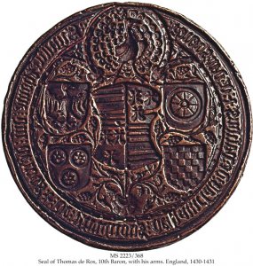 Thomas de Ros seal | MS 2223/368