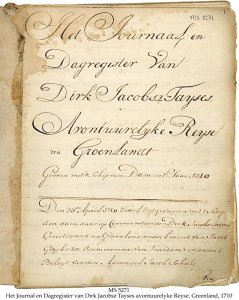 Whaling Ship Logbook | MS 5271